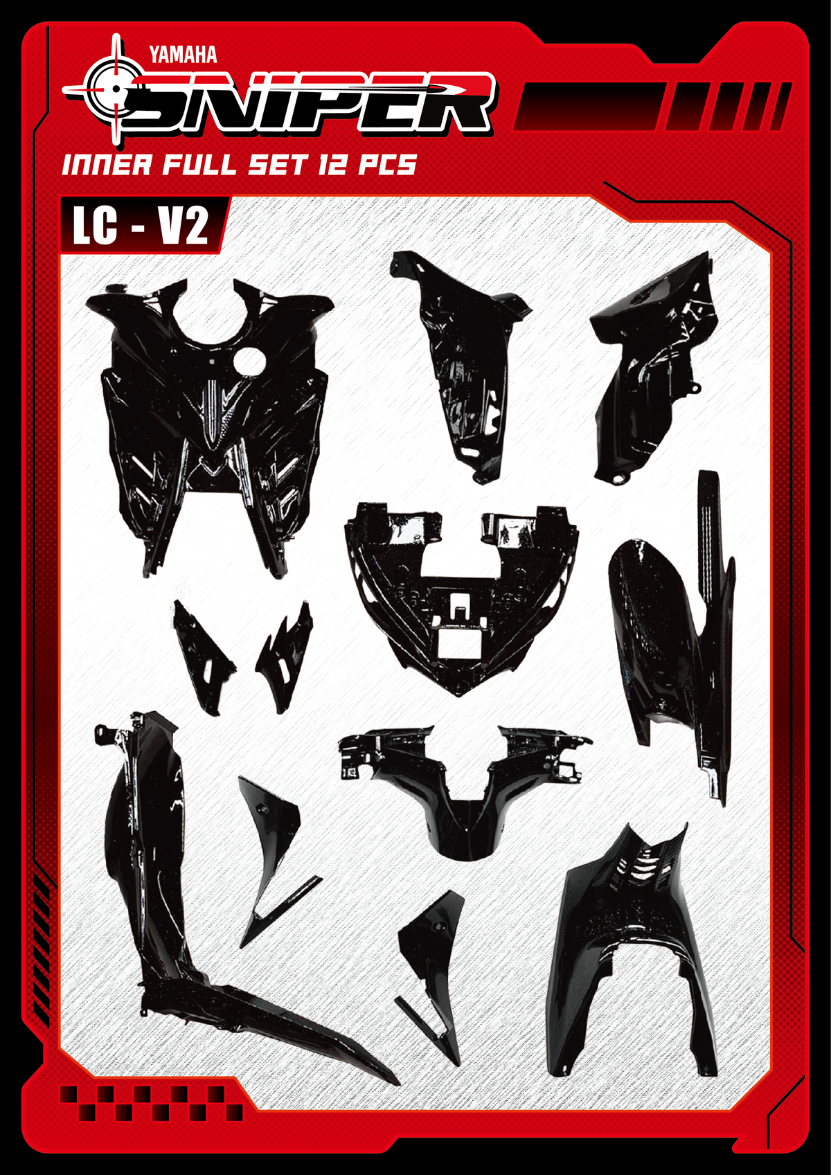 Sniper X LC135 V2 Inner Cover Set