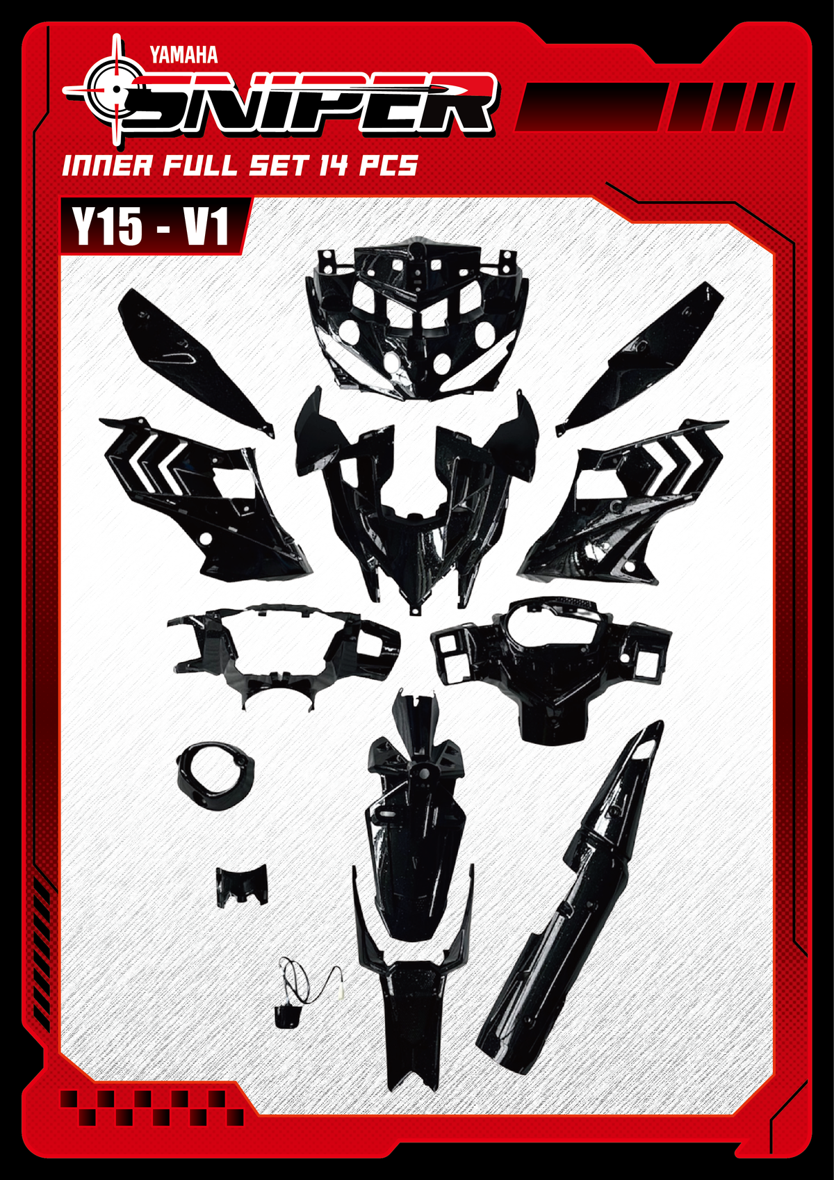 Sniper X Y15ZR V1 Inner Cover Set