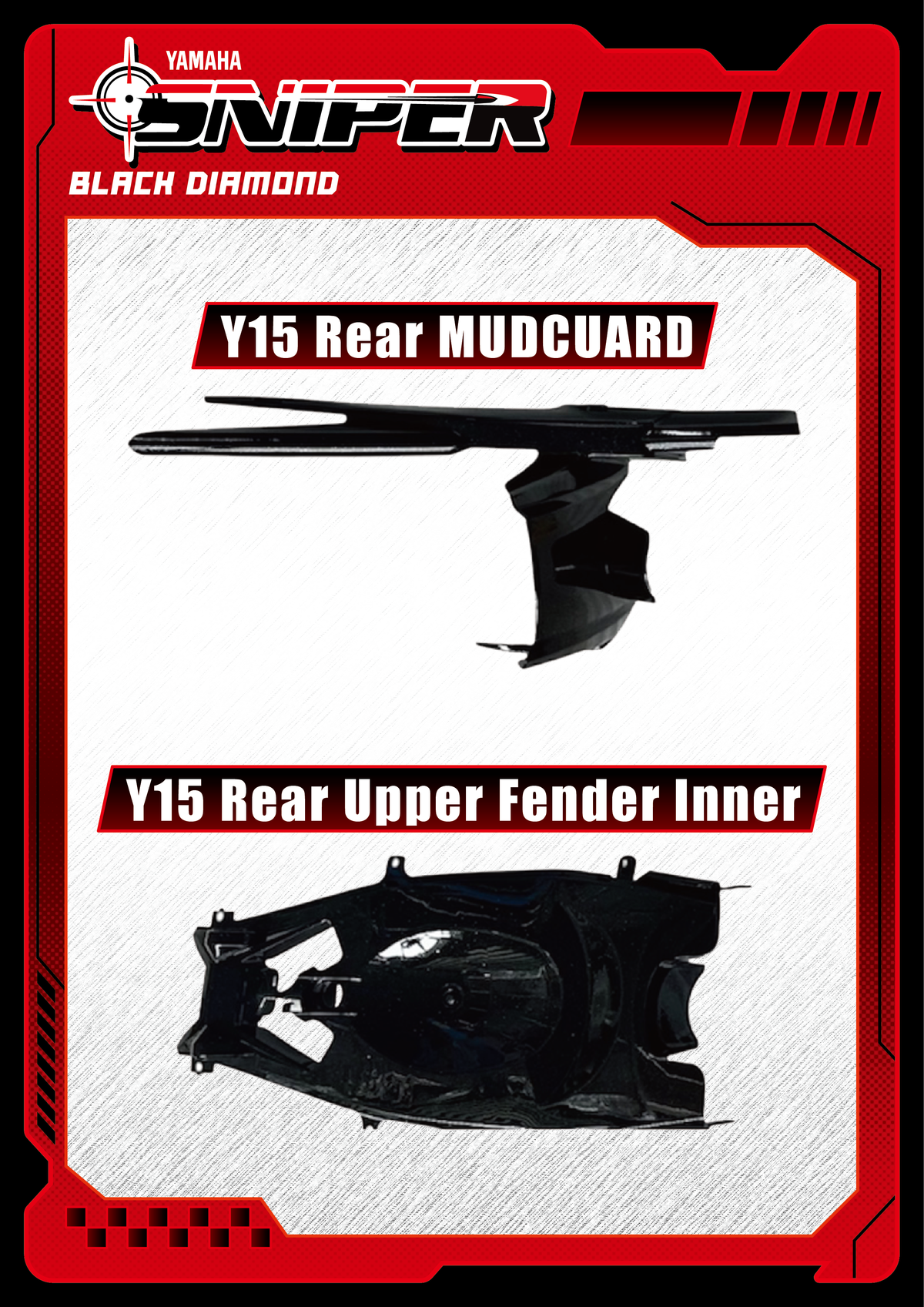 Sniper X Y15ZR Rear Inner Cover
