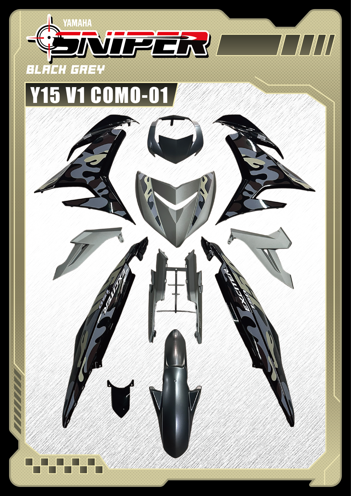 Sniper X Y15ZR V1 Coverset - COMO