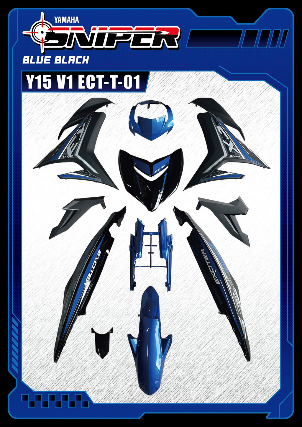 Sniper X Y15ZR V1 Coverset - ECT-THAI
