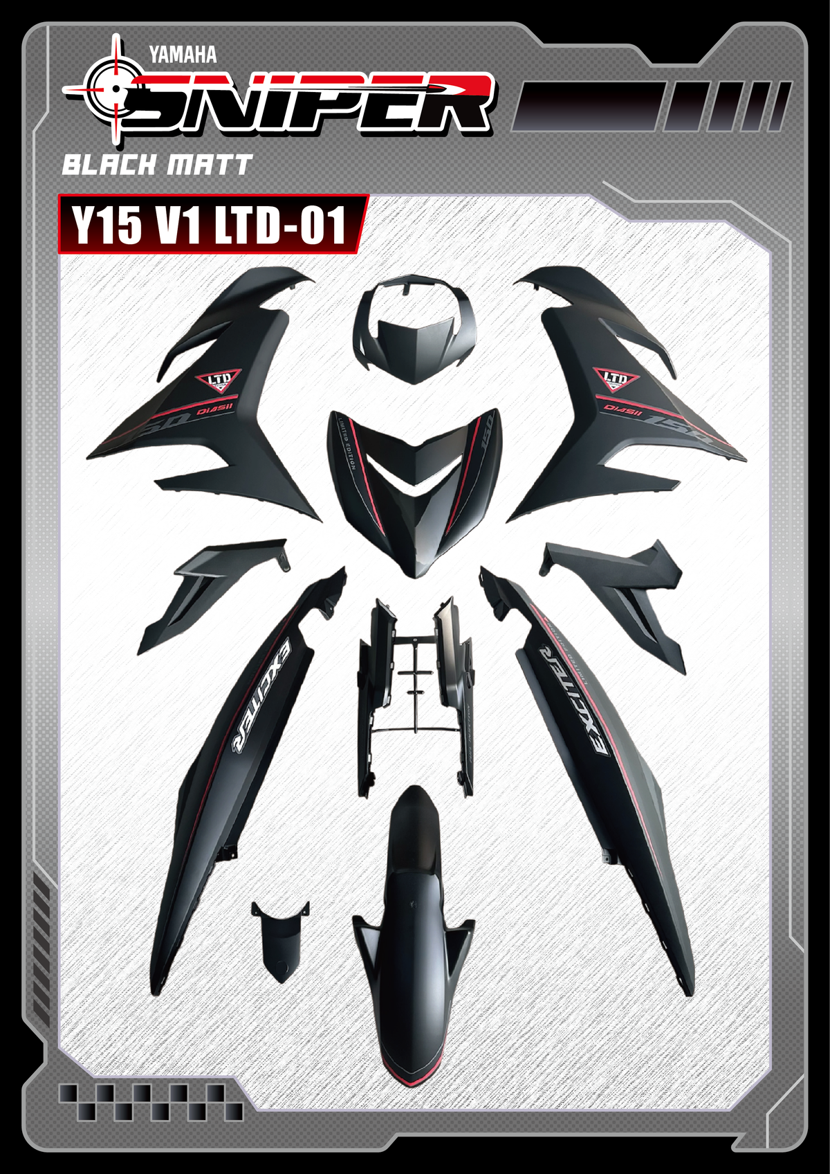 Sniper X Y15ZR V1 Coverset - LTD
