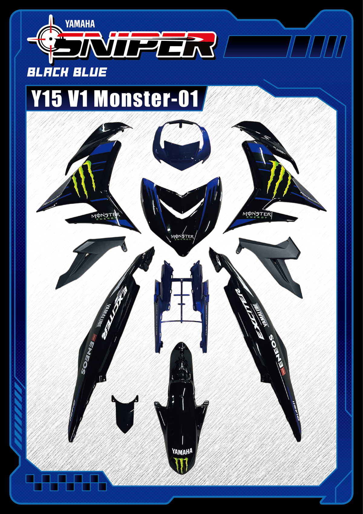 Sniper X Y15ZR V1 Coverset - MONSTER