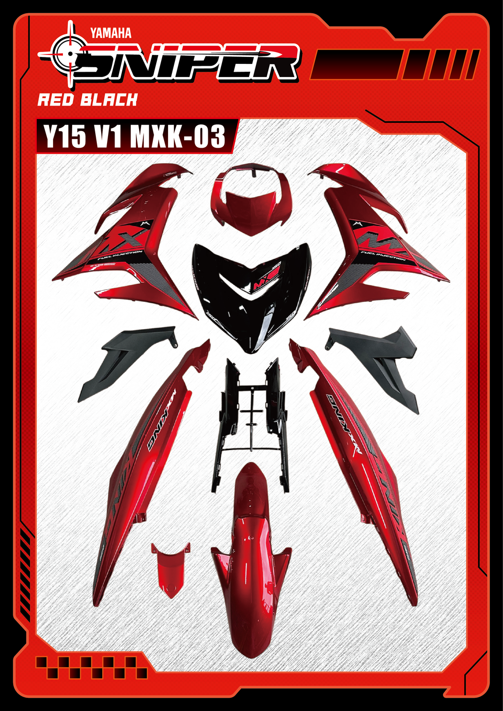 Sniper X Y15ZR V1 Coverset - MXK