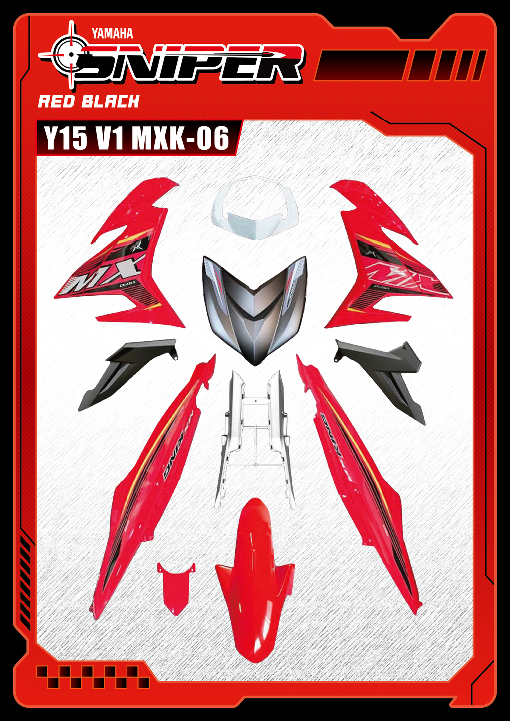 Sniper X Y15ZR V1 Coverset - MXK