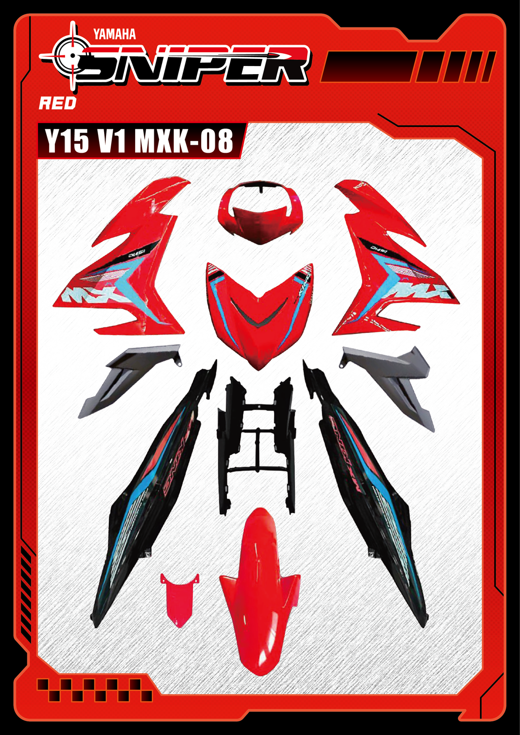 Sniper X Y15ZR V1 Coverset - MXK