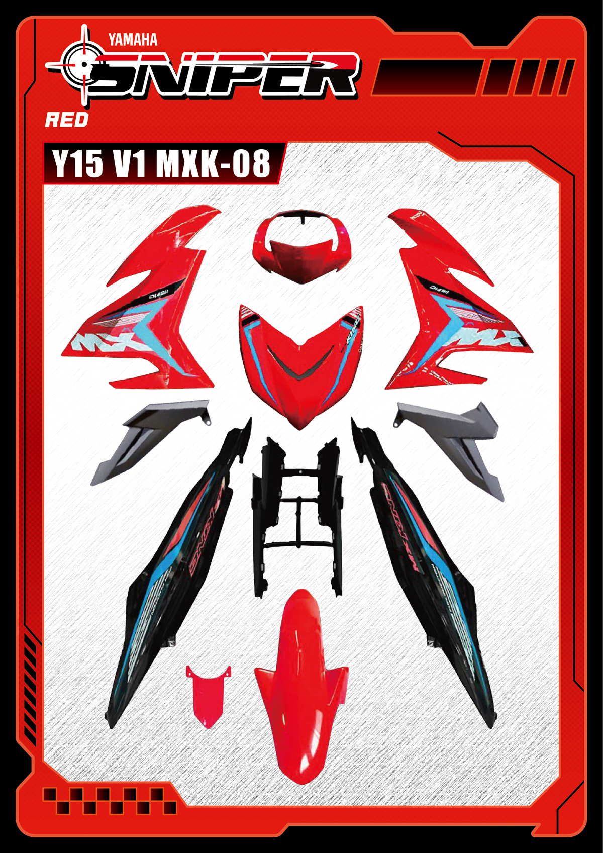 Sniper X Y15ZR V1 Coverset - MXK