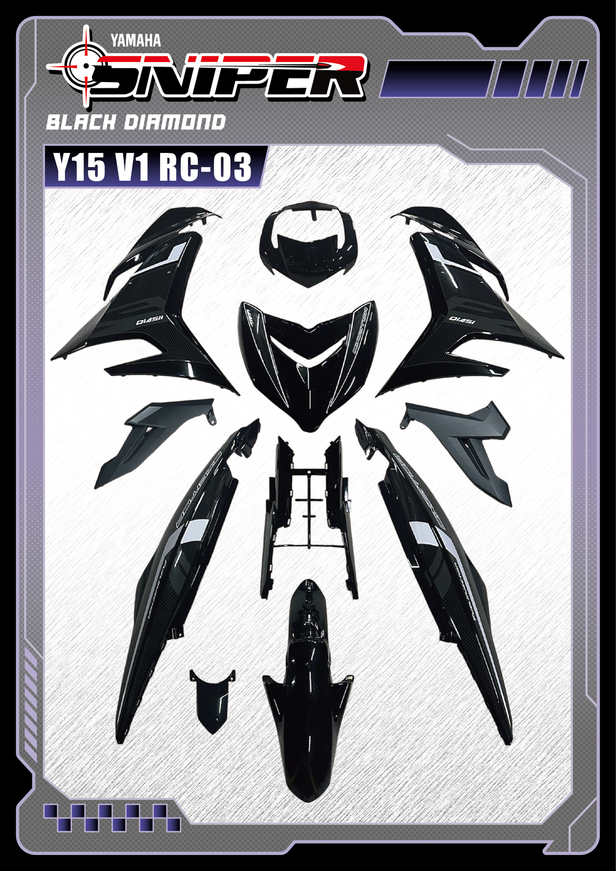 Sniper X Y15ZR V1 Coverset - RC