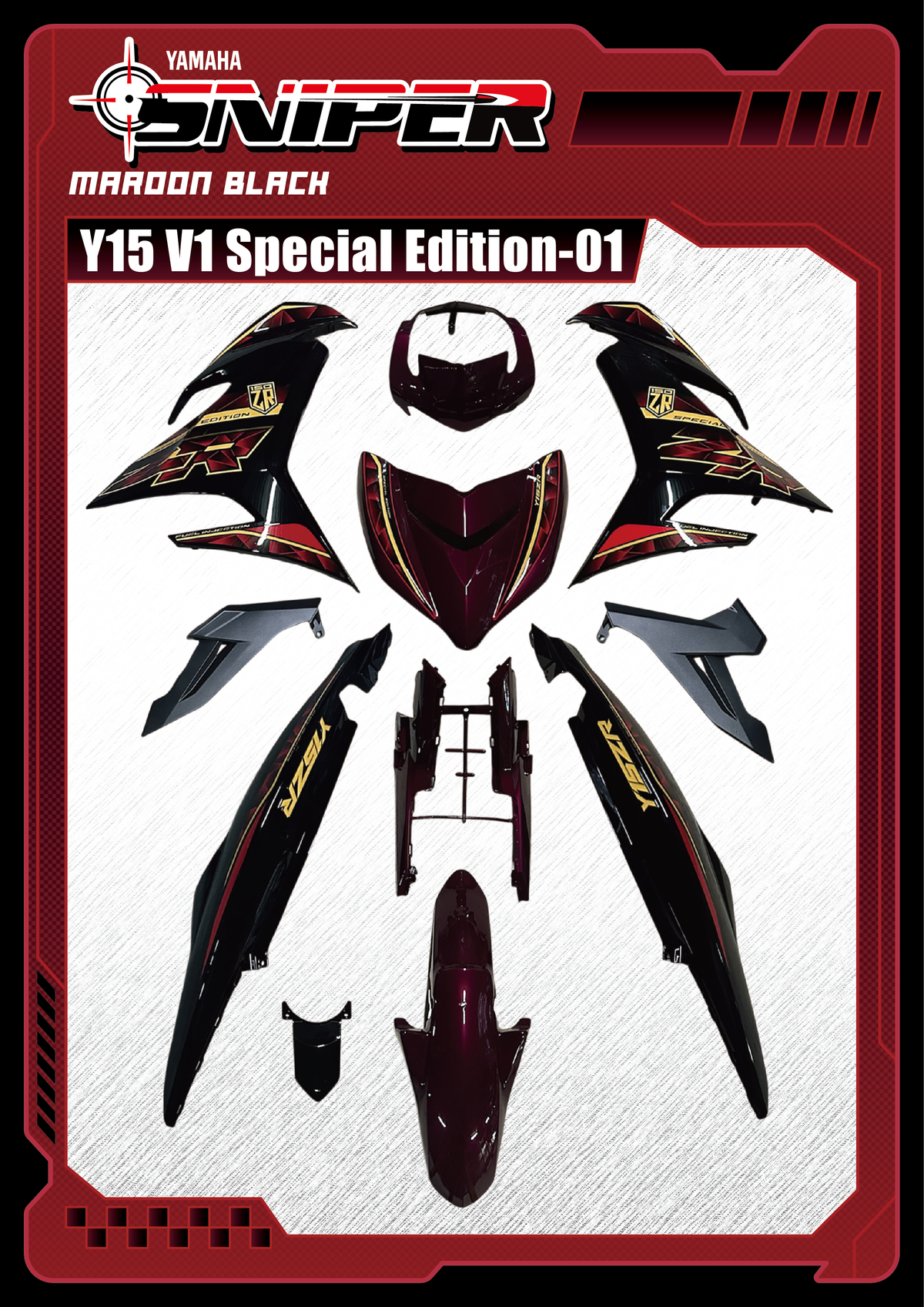 Sniper X Y15ZR V1 Coverset - SPECIAL EDITION