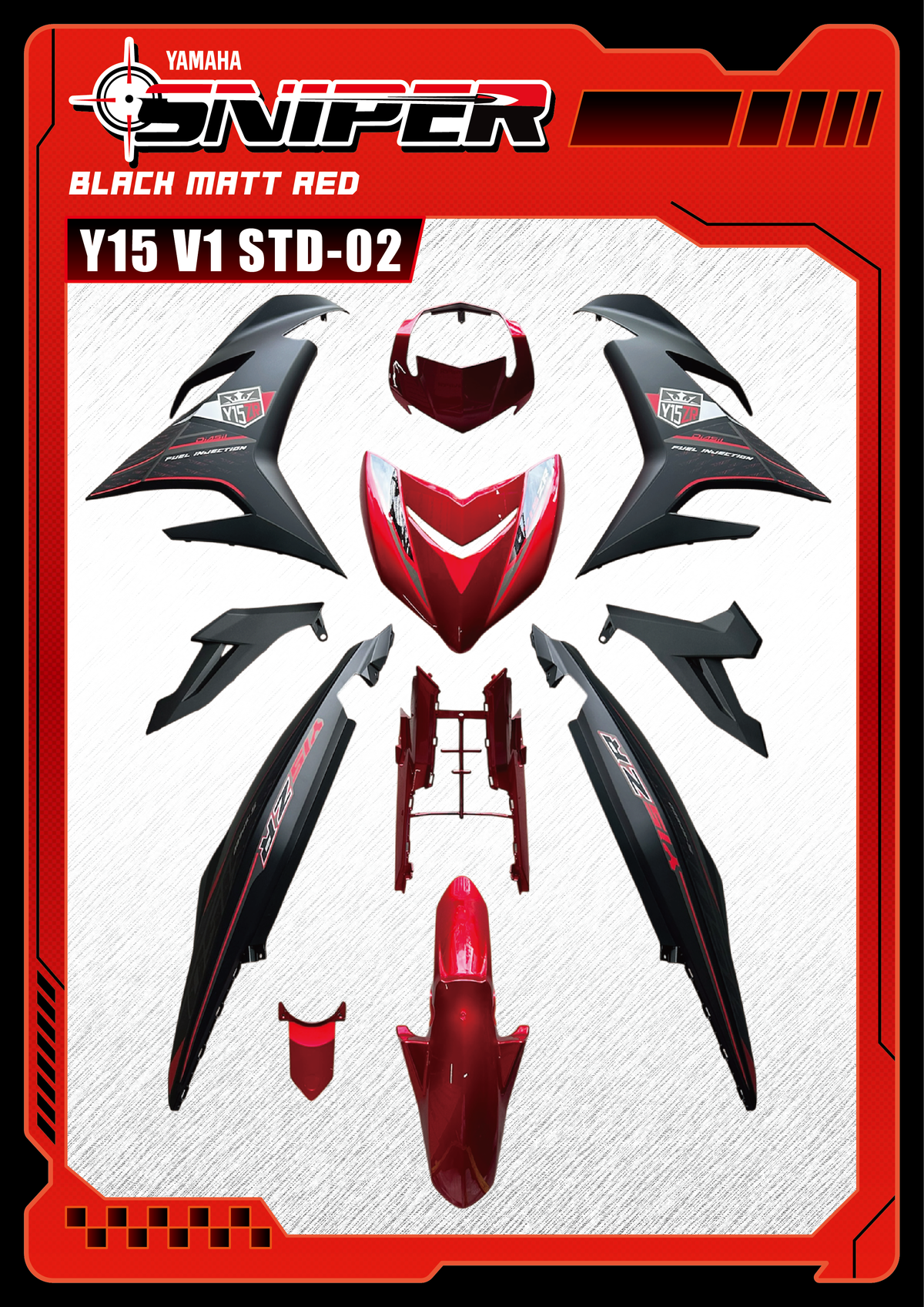 Sniper X Y15ZR V1 Coverset - STD