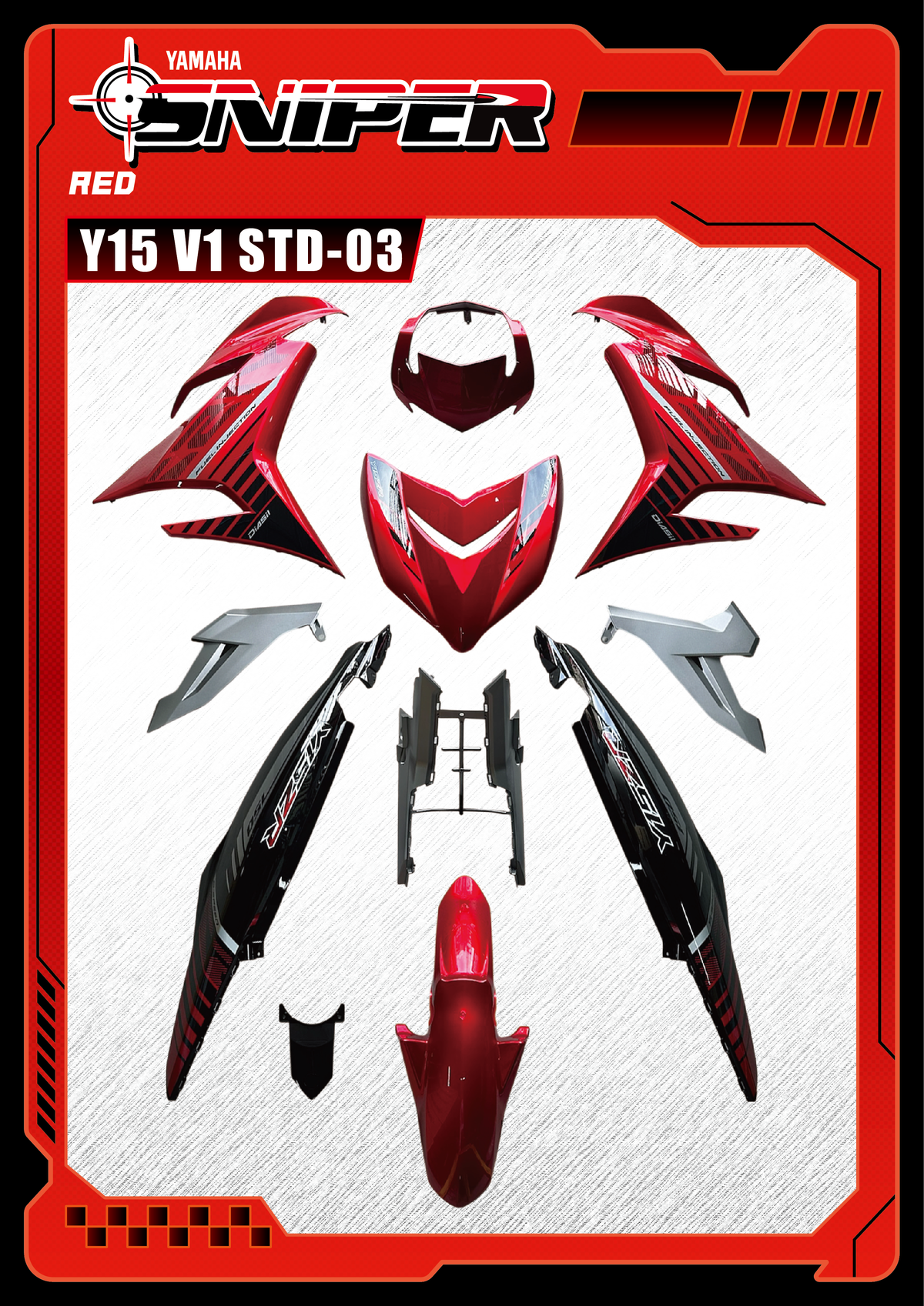Sniper X Y15ZR V1 Coverset - STD