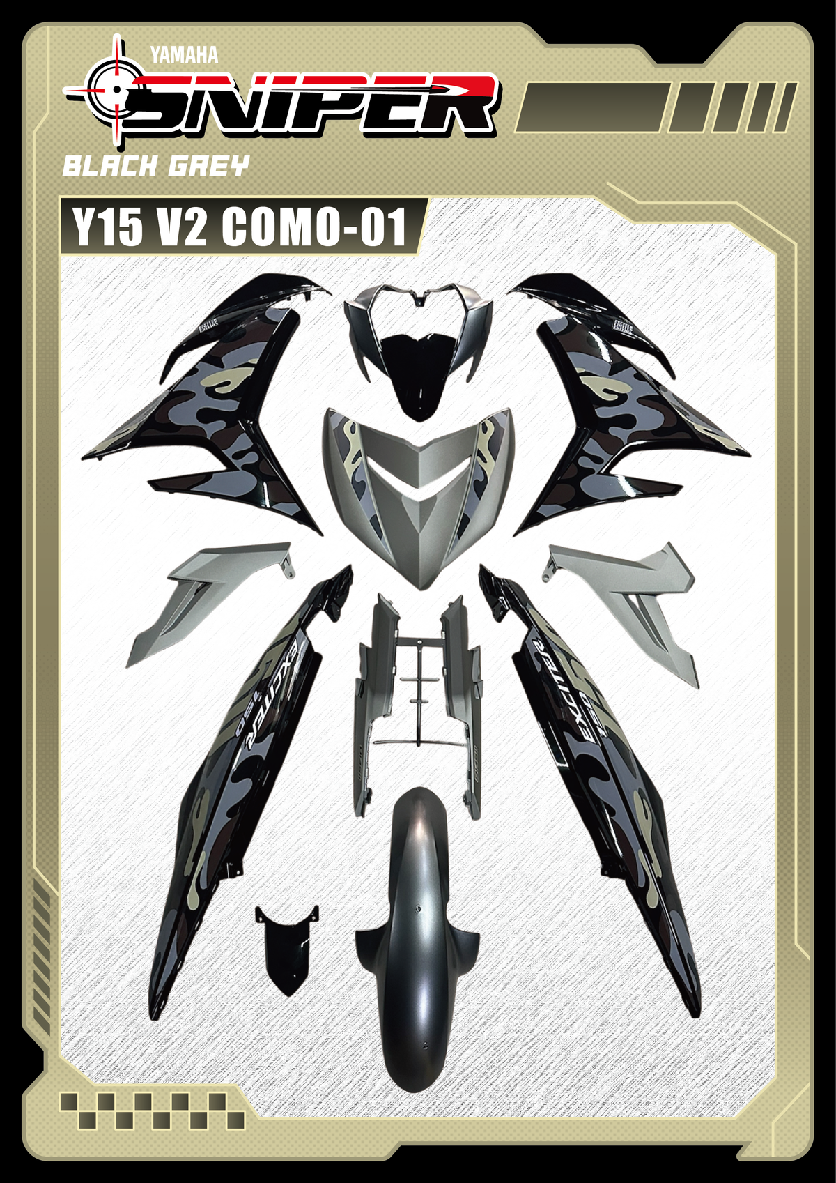 Sniper X Y15ZR V2 Coverset - COMO