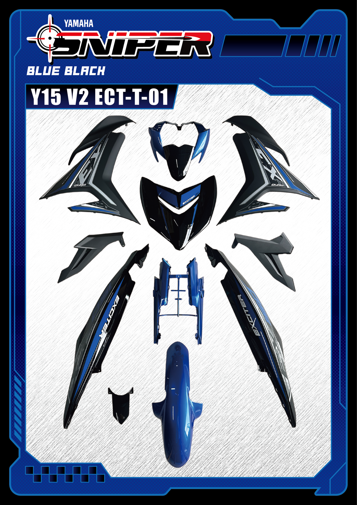 Sniper X Y15ZR V2 Coverset - ECT-THAI