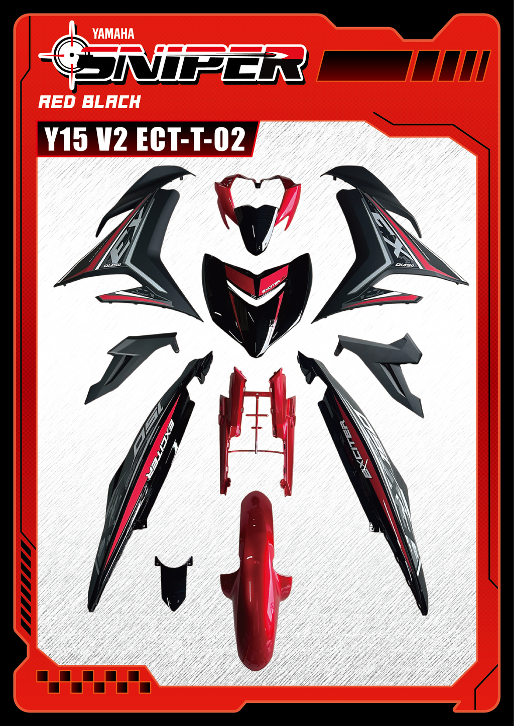 Sniper X Y15ZR V2 Coverset - ECT-THAI