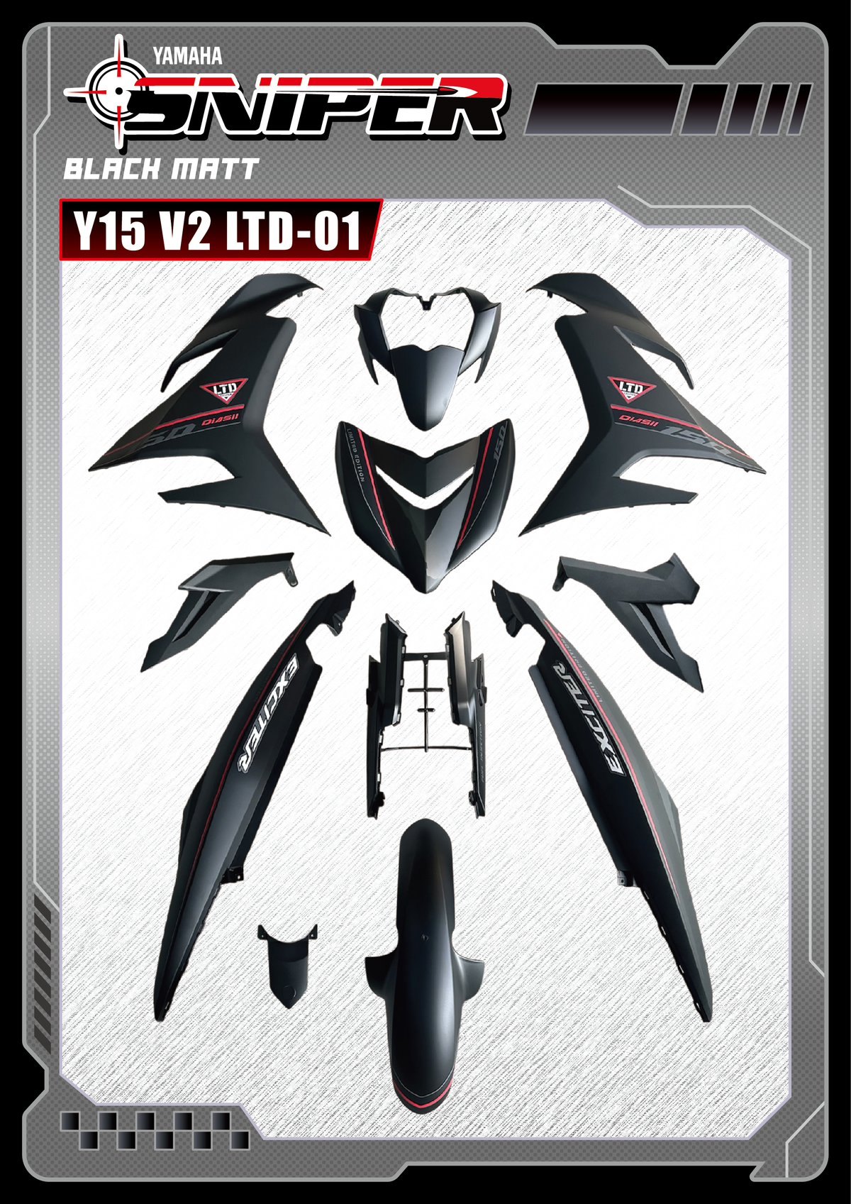 Sniper X Y15ZR V2 Coverset - LTD