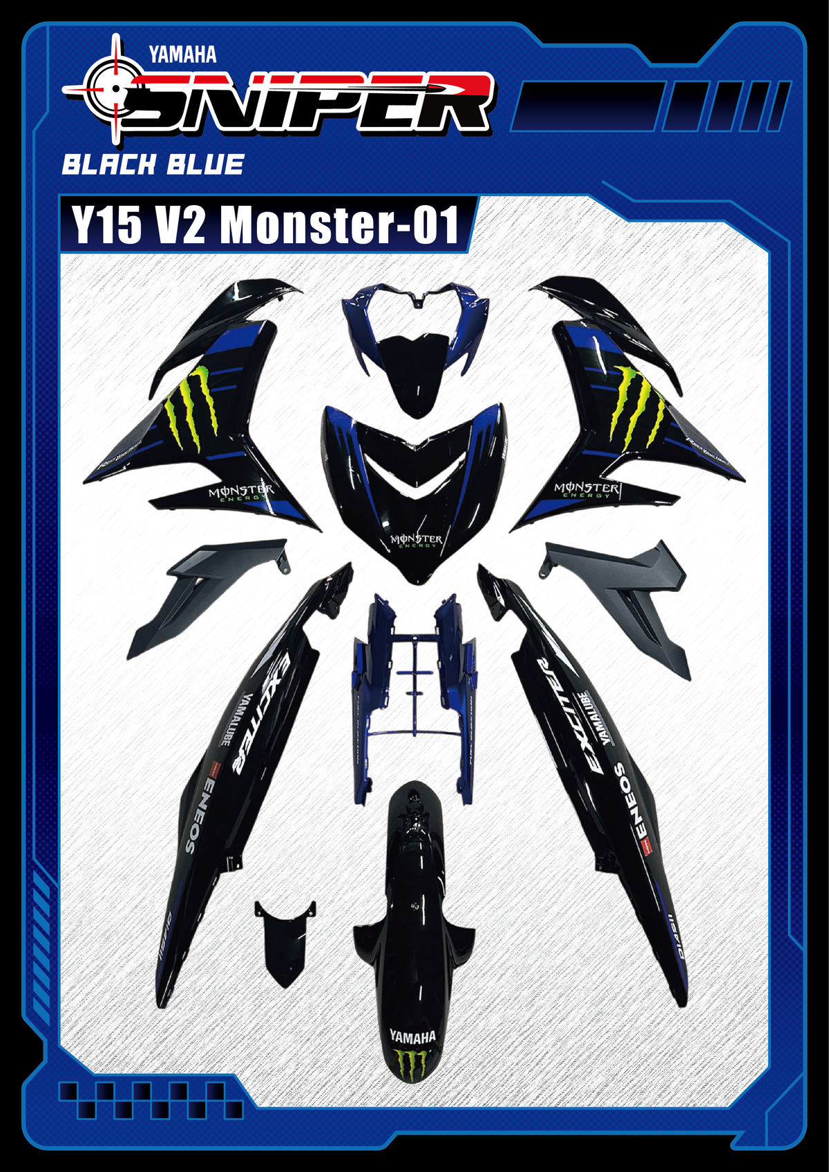Sniper X Y15ZR V2 Coverset - MONSTER