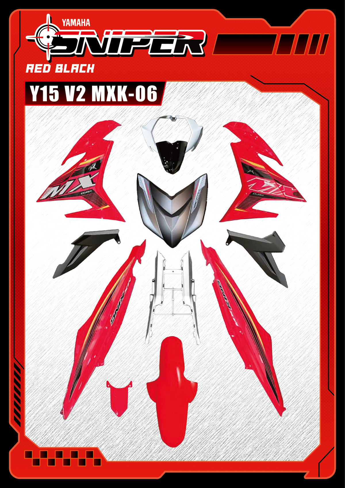 Sniper X Y15ZR V2 Coverset - MXK