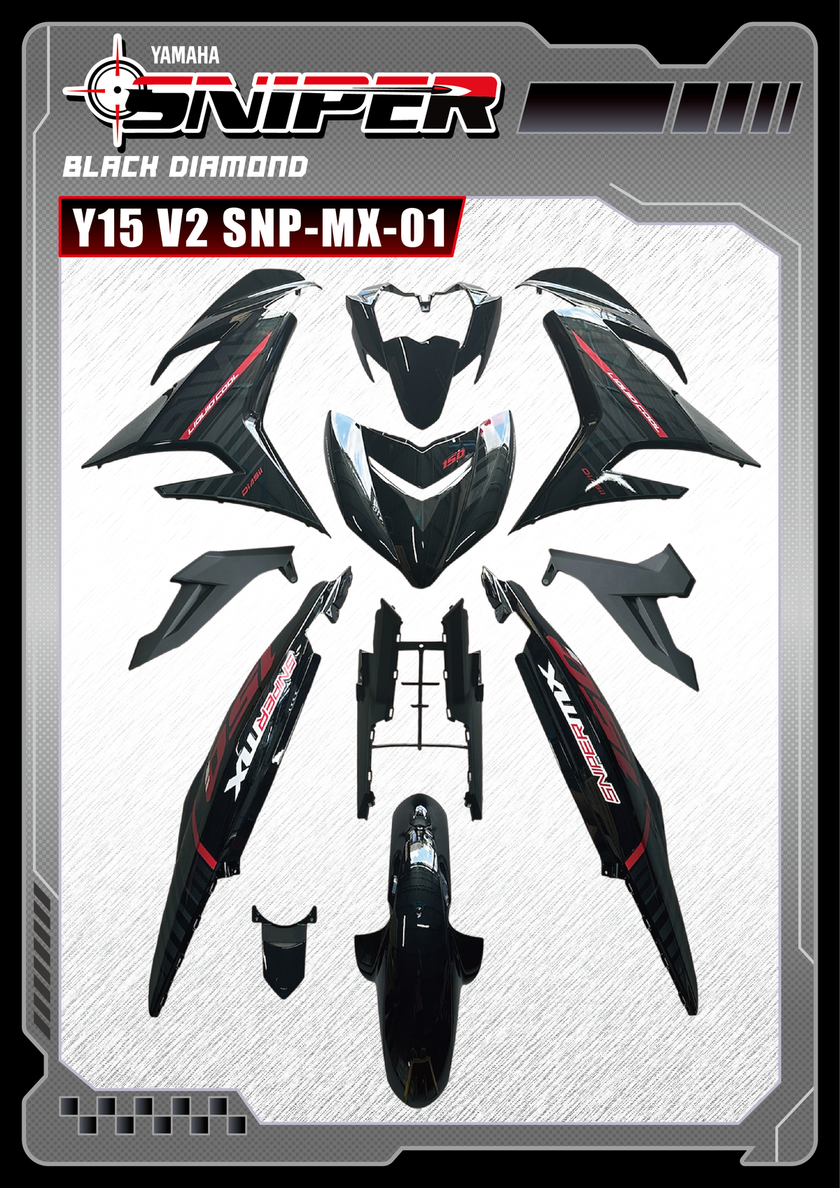 Sniper X Y15ZR V2 Coverset - SNP-MX
