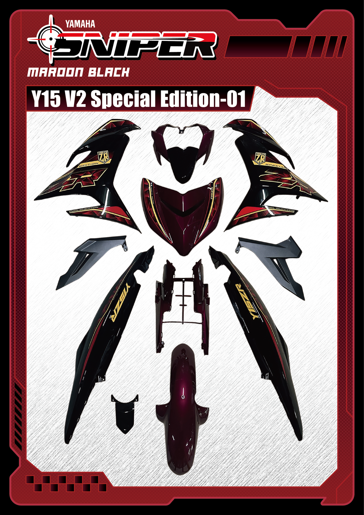 Sniper X Y15ZR V2 Coverset - SPECIAL EDITION
