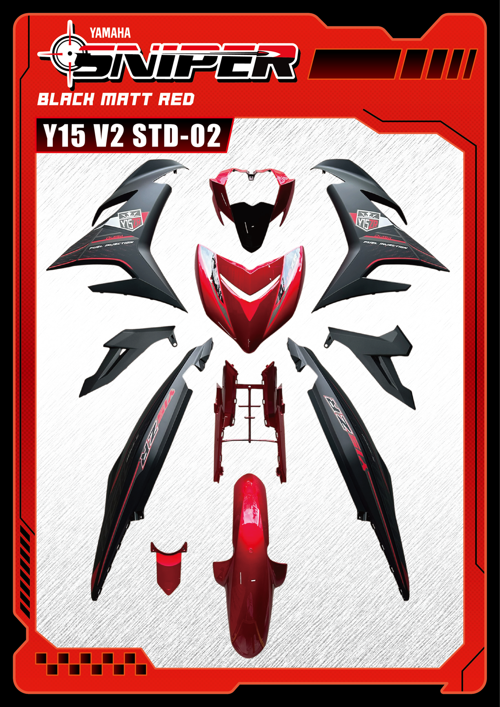 Sniper X Y15ZR V2 Coverset - STD