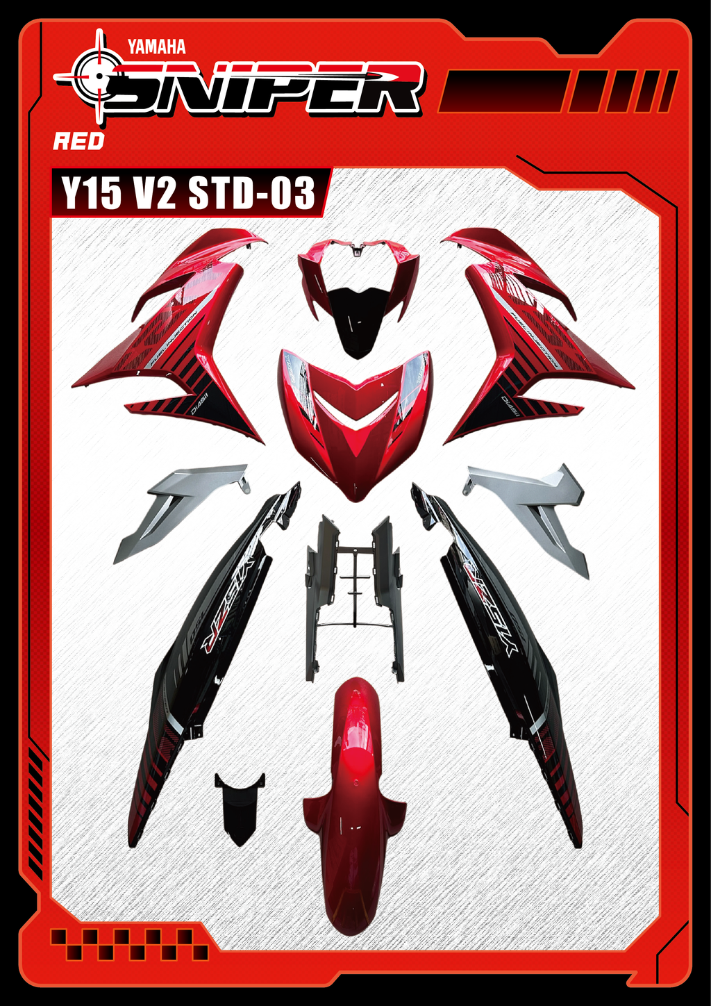 Sniper X Y15ZR V2 Coverset - STD