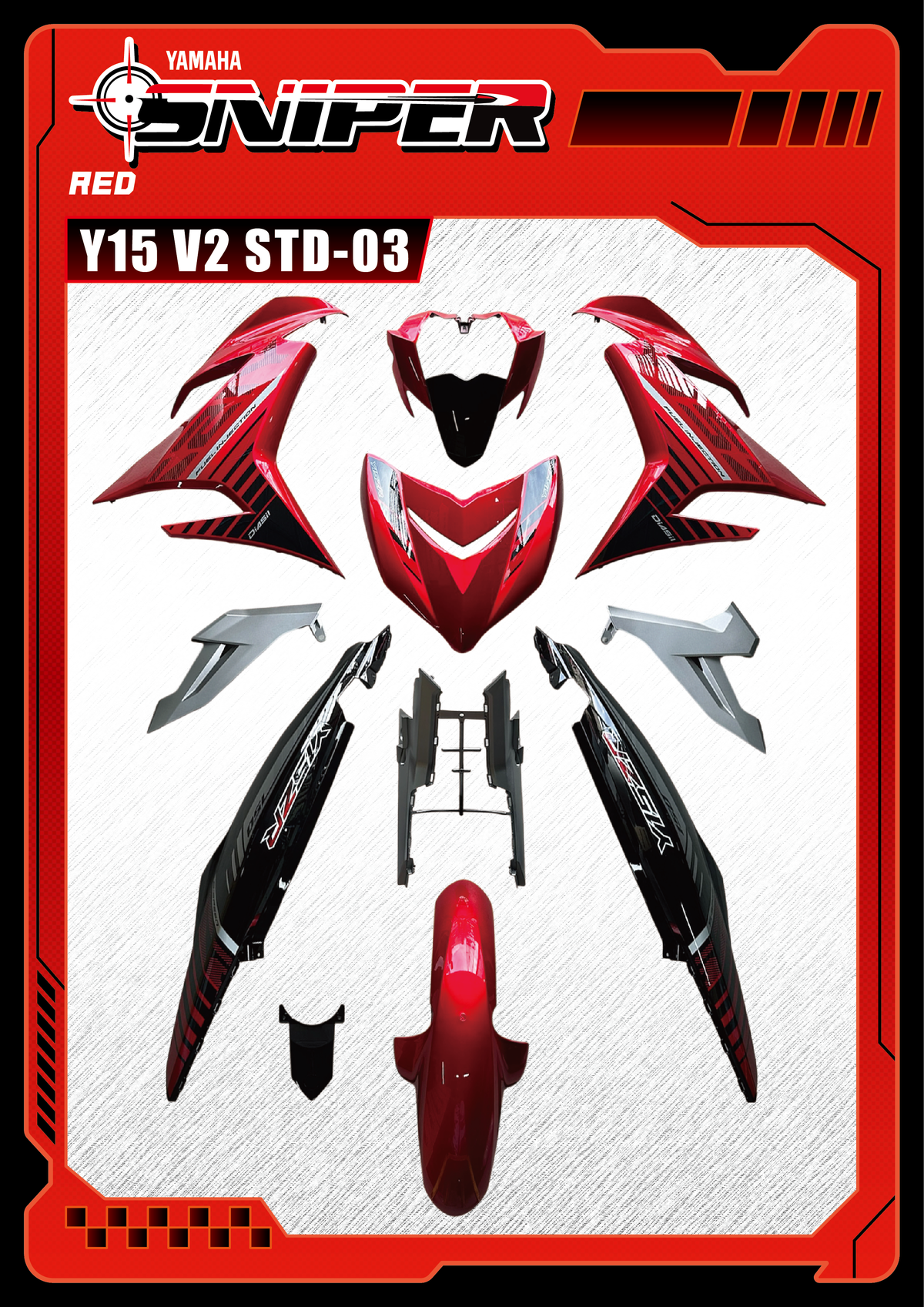Sniper X Y15ZR V2 Coverset - STD